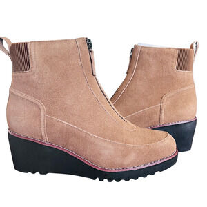 NEW Sanctuary Women’s Ever Wedge Bootie in Bourbon (Tan) Size 6.5M